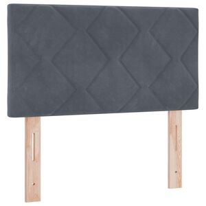 vidaXL Uzglavlje Tamno siva 80 cm Bar&scaron;un