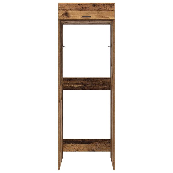 vidaXL Ormar za perilicu rublja Staro drvo 67,5 x 68 x 200 cm