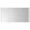 vidaXL LED kupaonsko ogledalo s ogledalom *Transparent*an 100 x 60 cm