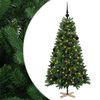 vidaXL Umjetno božićno drvce s kuglicom 120 cm 150 LED lampica