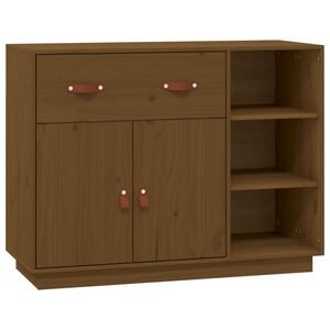 vidaXL Komoda smeđa boja meda 98,5x40x75 cm od masivne borovine