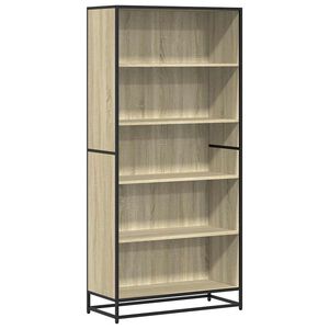 vidaXL Polica za knjige sonoma hrast 80,5x35x170,5cm konstruirano drvo