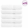 vidaXL Ručnici za kupanje SOLUND 25 kom bijeli 100x150 cm 600 gsm