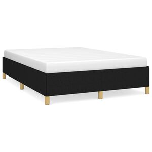 vidaXL Okvir za krevet bez madraca crni 140 x 190 cm od tkanine