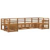 vidaXL Set vanjskih sofa 6 kom. Prirodna Čvrsto drvo akacije