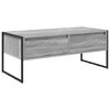 vidaXL Kava Stol Siva Sonoma 100 x 46 x 40 cm Konstruirano drvo