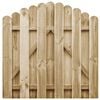 vidaXL Vrtna vrata od impregnirane borovine 100 x 100 cm