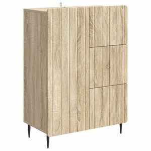 vidaXL Kreveta Hrast sonoma 66 x 34,5 x 91,5 cm Konstruirano drvo