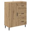 vidaXL Highboard s ladicama 2 pcs Umjetnički hrast Konstruirano drvo