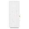 vidaXL Visoka komoda bijela 100 x 40 x 108,5 cm od masivne borovine