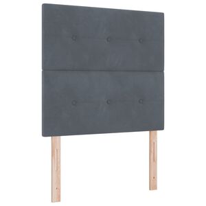 vidaXL Uzglavlje Tamno siva 80 cm Bar&scaron;un
