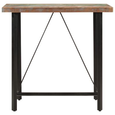 vidaXL Barski stol 110 x 55 x 107 cm masivno obnovljeno drvo i željezo