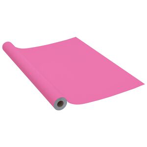 vidaXL Samoljepljiva folija za namje&scaron;taj sjajna roza 500 x 90 cm PVC