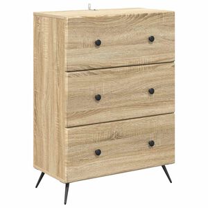 vidaXL Ormar s ladicama 66 x 34,5 x 90 cm Konstruirano drvo