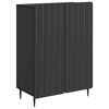 vidaXL Kreveta Crna 66 x 34,5 x 92 cm Konstruirano drvo