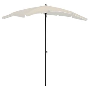 vidaXL Vrtni suncobran sa stupom 200 x 130 cm boja pijeska