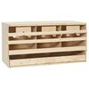 vidaXL Gnijezdo za nesilice s 3 odjeljka 72x33x38 cm masivna borovina