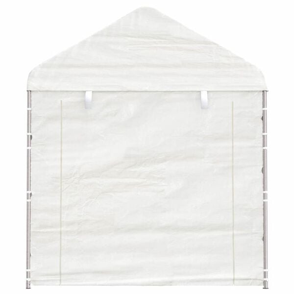 vidaXL Sjenica s krovom bijela 2,28 x 2,23 x 2,69 m polietilen
