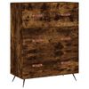 vidaXL Komoda boja dimljenog hrasta 69,5x34x90 cm konstruirano drvo