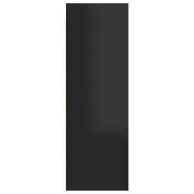 vidaXL TV ormarić sjajni crni 30,5 x 30 x 90 cm od konstruiranog drva