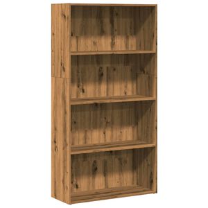 vidaXL Regal za knjige boja artisian hrast 80x30x152 cm drveni