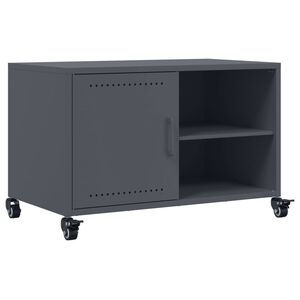 vidaXL TV ormarić antracit 68x39x43,5 cm čelik