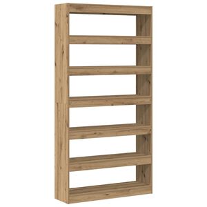 vidaXL Ormarić za knjige 6 razina 100 x 30 x 198 cm Konstruirano drvo