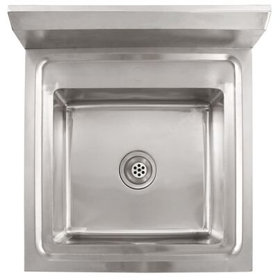 vidaXL Kuhinjski sudoper s 1 kadicom od nehrđajućeg čelika
