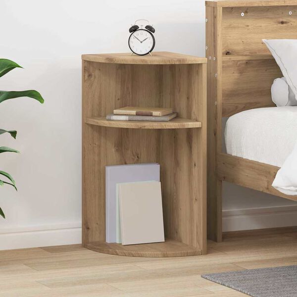 vidaXL Konačna Stolić Umjetnički hrast 29,6 x 29,6 x 60 cm