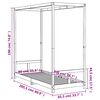 vidaXL Okvir za dječji krevet 80 x 200 cm od masivne borovine