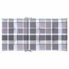 vidaXL Jastuci za vrtne stolice 2 kom sivi karirani 100x50x3cm tkanine