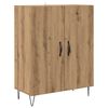 vidaXL Highboard Umjetnički hrast 69,5 x 34 x 180 cm Konstruirano drvo