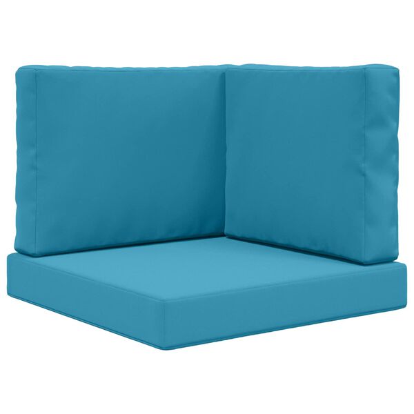 vidaXL Jastuk za vanjsku sofU 3 pcs Kraljevsko plava Poliester