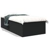 vidaXL Okvir za krevet crni 75 x 190 cm od konstruiranog drva