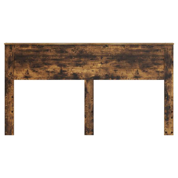 vidaXL Uzglavlje Dimljeni hrast 200 cm Konstruirano drvo