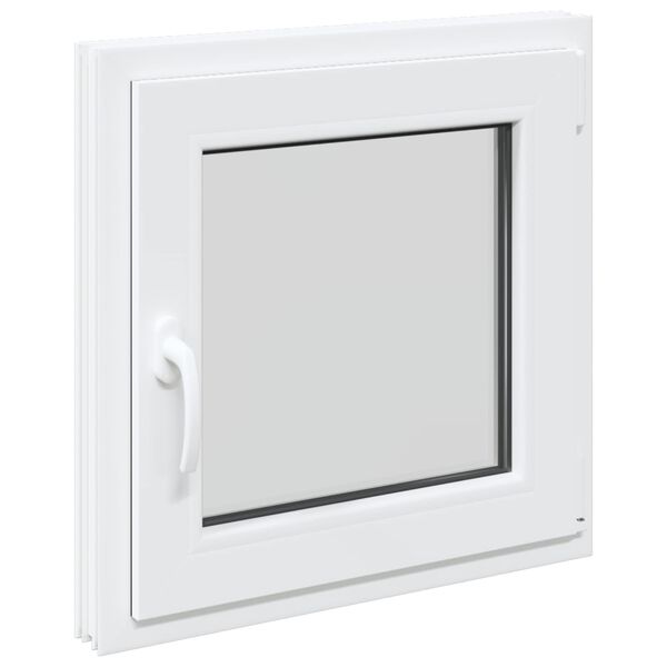 Prozor za podrum RISOR Bijeli 60 x 60 cm PVC i staklo
