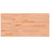 vidaXL Ploča za radni stol 115 x 55 x 2,5 cm od masivne bukovine