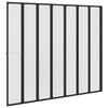 vidaXL Tu&scaron; paravan Ostalo Crna 168 x 140 cm Aluminij