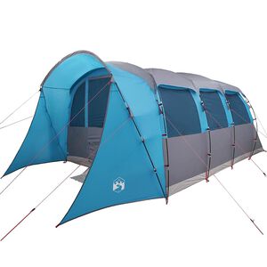 vidaXL Obiteljski &scaron;ator s krovom Plava i siva 576 x 325 x 213 cm