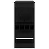 vidaXL Stol za bar Crni hrast 90 x 47.5 x 103.5 cm Konstruirano drvo