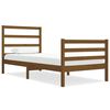 vidaXL Okvir za krevet boja meda od borovine 75 x 190 cm mali