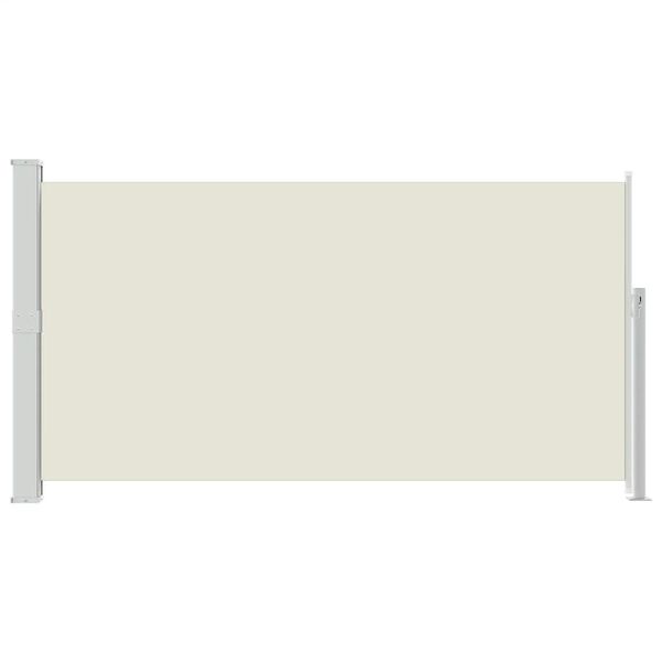vidaXL Uvlačiva bočna tenda za terasu 170 x 300 cm krem