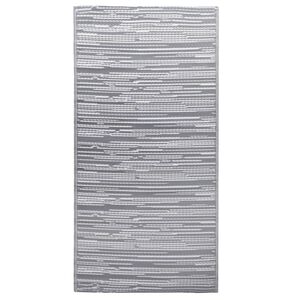 vidaXL Vanjski tepih ARAKIL sivi 120 x 180 cm PP