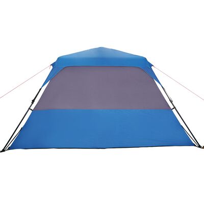 vidaXL Obiteljski šator za 6 osoba plavi vodootporni brzo otpuštanje