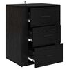 vidaXL Noćni ormar Crni hrast 35 x 50 x 60 cm Konstruirano drvo