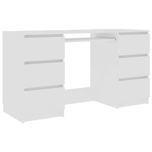 vidaXL Pisaći stol bijeli 140 x 50 x 77 cm od konstruiranog drva