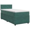 vidaXL Boxspring krevet s madracem Tamnozelena 90 x 200 cm Bar&scaron;un