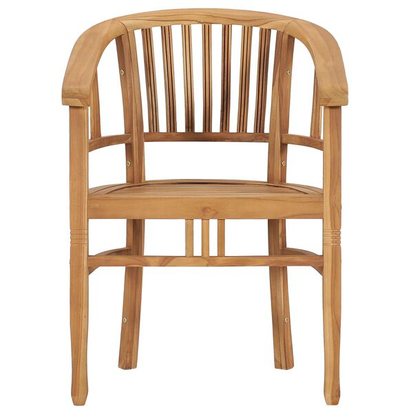 vidaXL 9-dijelni vrtni blagovaonski set od masivne tikovine