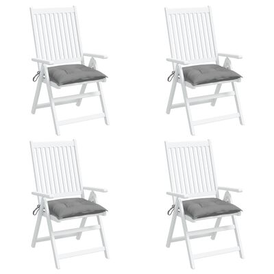 vidaXL Jastuci za stolice 4 kom sivi 40 x 40 x 7 cm od tkanine Oxford