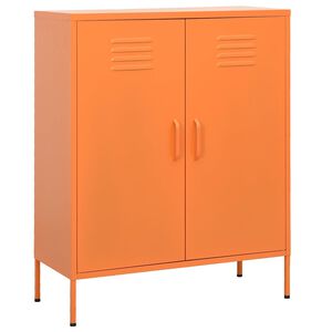 vidaXL Ormarić za pohranu narančasti 80 x 35 x 101,5 cm čelični